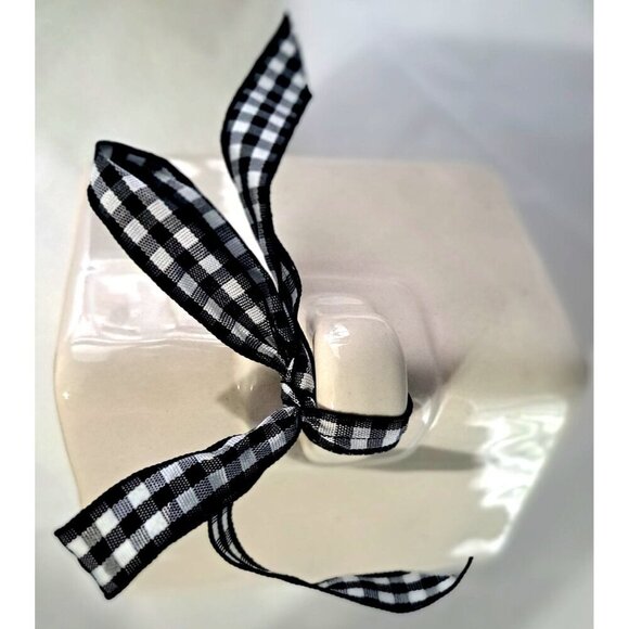 Rae Dunn Artisan Collection by Magenta Ceramic Birdhouse "Welcome" New - Picture 7 of 7